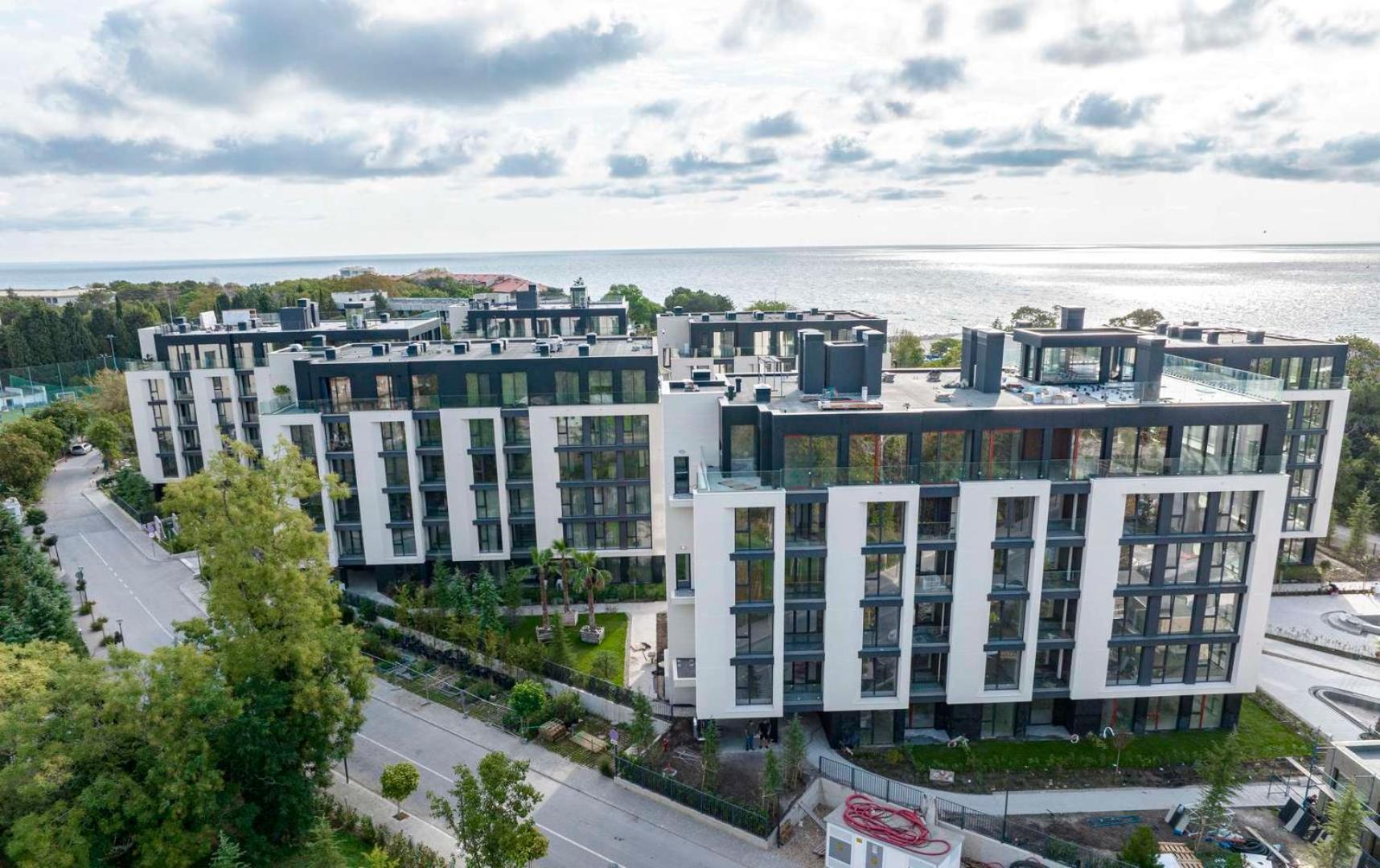 Sea Flats With Parking And Pool In Azur Residence Saints Constantine and Helena Ngoại thất bức ảnh